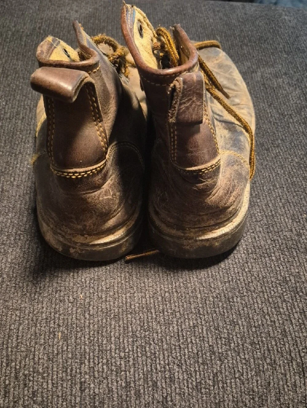 American Eagle Outfitters Brown Lace-Up Men's Work Boots